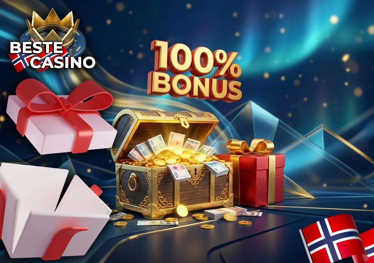 Oversikt over velkomstbonuser og kampanjer hos anbefalte norske nettcasinoer.
